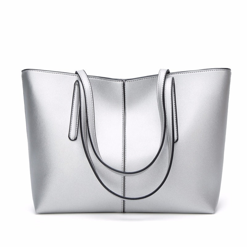 IELGY Women's bag new fashion simple and versatile large-capacity tote bag