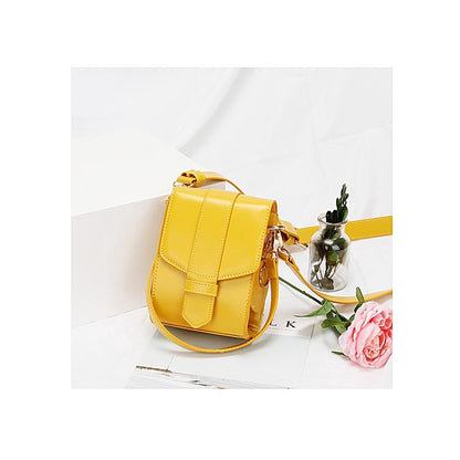 IELGY Women's bag shoulder bag diagonal wide shoulder strap small square bag