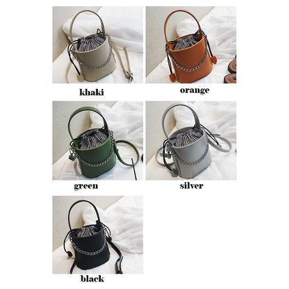 Crossbody fashion shoulder bag bucket bag