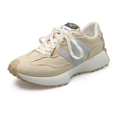 IELGY color matching breathable thick-soled running shoes women's trendy casual sports shoes