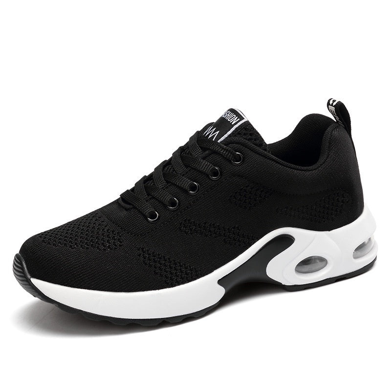 IELGY fashion flying knit women's shoes Korean style versatile and comfortable leisure sports