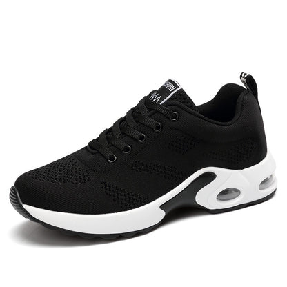 IELGY fashion flying knit women's shoes Korean style versatile and comfortable leisure sports