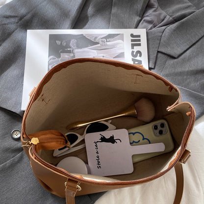 IELGY large-capacity ladies fashion one-shoulder western style casual all-match tote bag