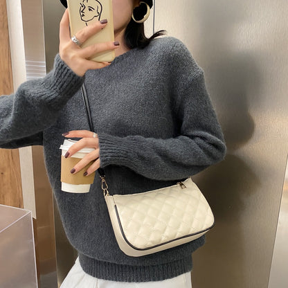 IELGY Women's bag fashion Simple underarm bag square bag casual solid color all-matchin one shoulder crossbody
