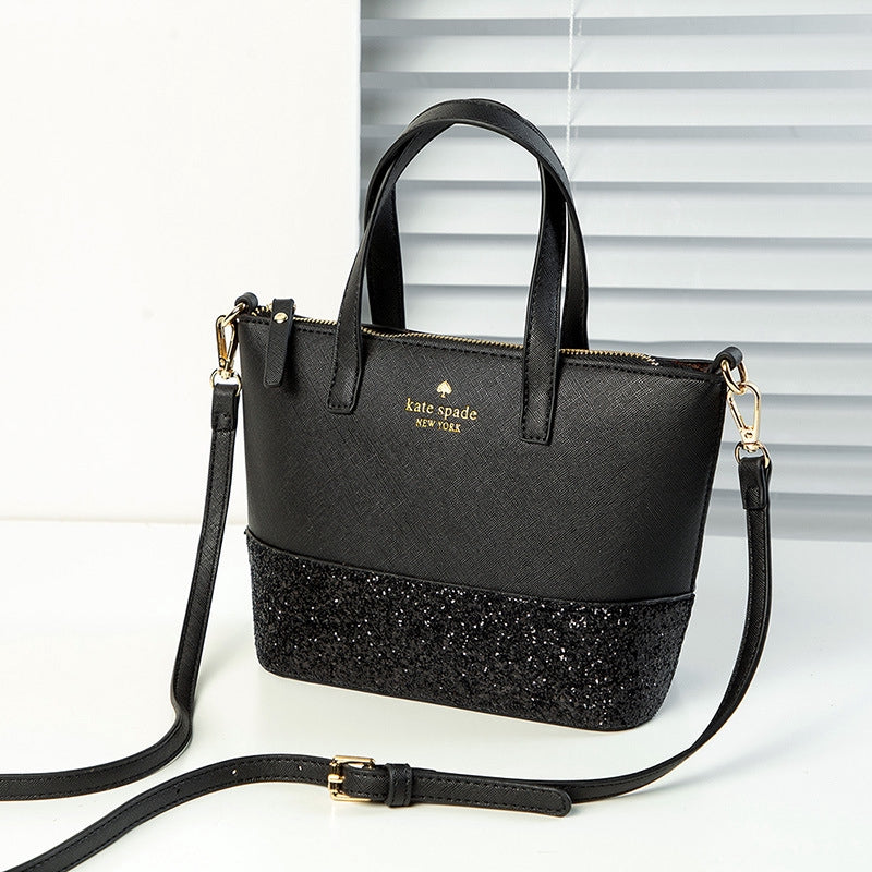 IELGY Fashion sequins tote bag shoulder bag female bag