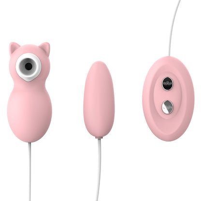 YOUTHAV New sucking egg vibrator female masturbator instant orgasm tongue licking G-spot flirting mini sex toys double shock egg vibrator