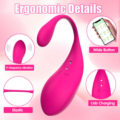 Silent app remote wireless remote control vibration jumping egg female masturbator sex toys female toys