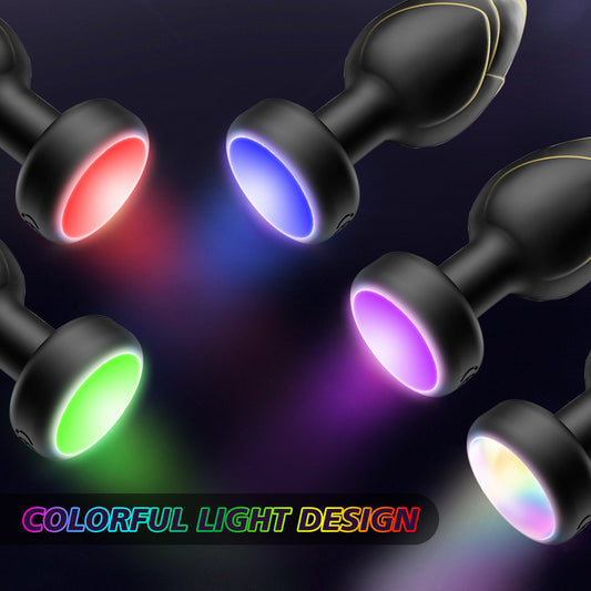 YOUTHAV New hot sale colorful vibration anal plug 10 frequency strong vibration unisex adult fun