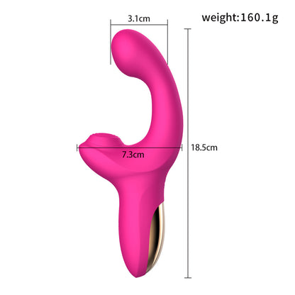 YOUTHAV New product G-spot orgasm stick sucking slapping vibration massage stick female masturbation vibrator