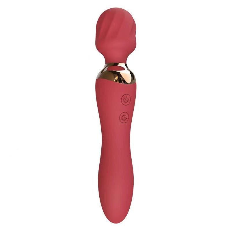 YOUTHAV Double-headed vibrator with heating and variable frequency, female masturbator, adult sex toy, sex toys, AV stick