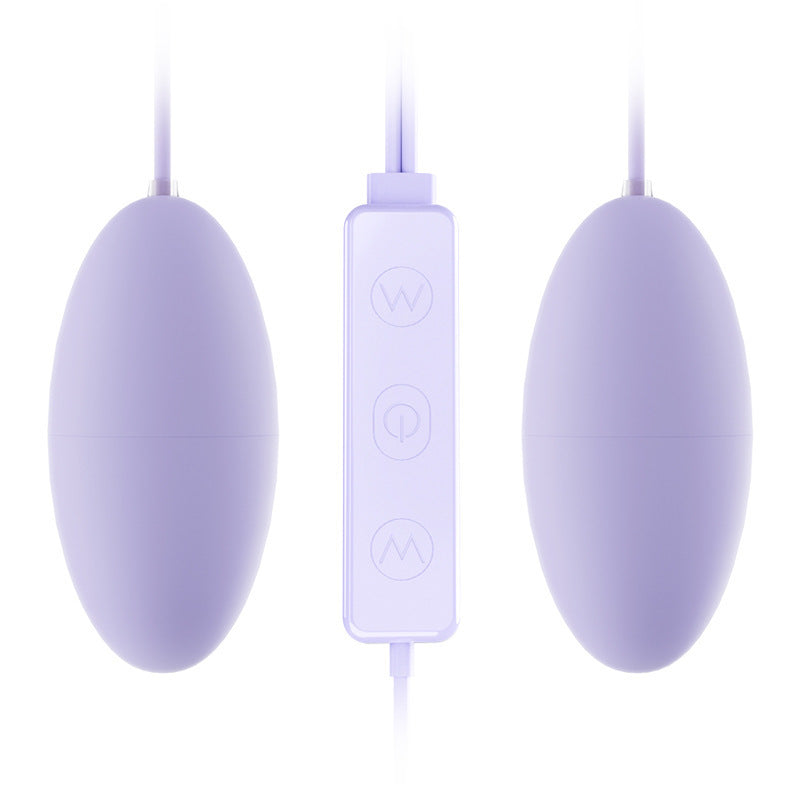 YOUTHAV Double round vibrator USB type [pink/purple] female adult toys