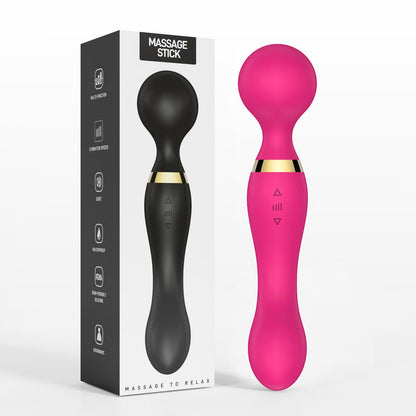 YOUTHAV New full body waterproof multi-purpose rehabilitation double-head vibrator G-spot orgasm masturbation massage stick female device