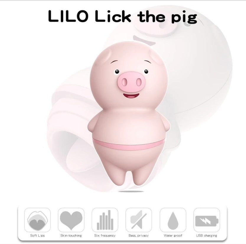YOUTHAV Tongue licking piglet female frequency conversion vibration tongue licking sucking egg masturbator adult sex toys