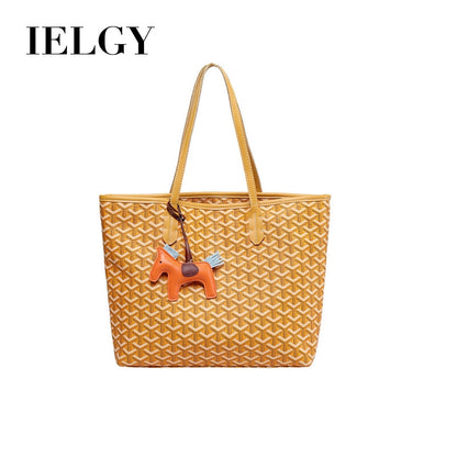 IELGY Tote bag wild large-capacity shopping bag shoulder portable