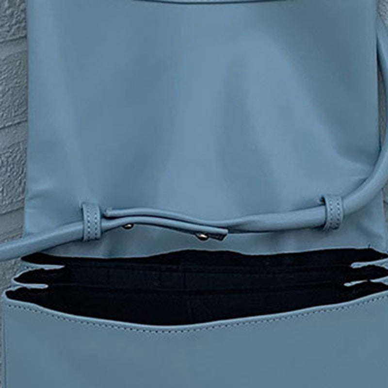 IELGY Multi-Layer Soft Special-Interest Design Street shot French Handbag Graceful Baguette Bag Underarm Macaron Color