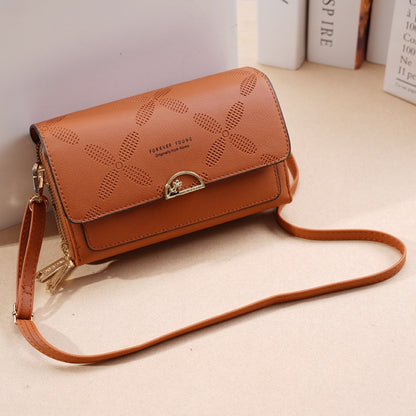 IELGY mobile phone bag ladies diagonal coin purse multi-card pocket clutch