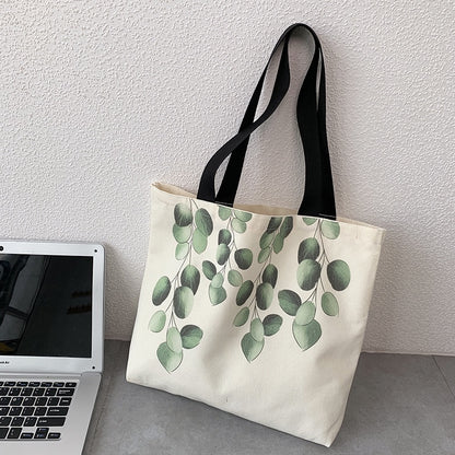 IELGY original women's single shoulder Japanese Harajuku small fresh canvas bag