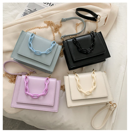 IELGY small bag female bag summer small fresh messenger all-match fashion chain small square bag