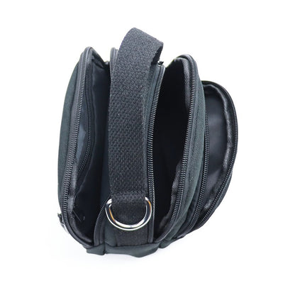 IELGY Diagonal canvas bag fashion messenger bag