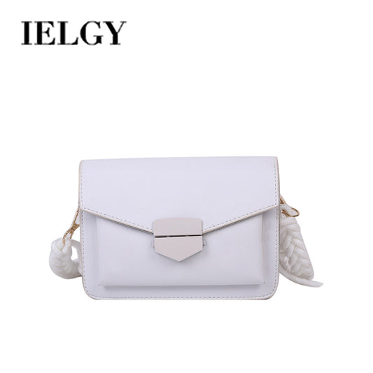 IELGY simple shoulder bag female wild ins messenger bag fashion small square bag