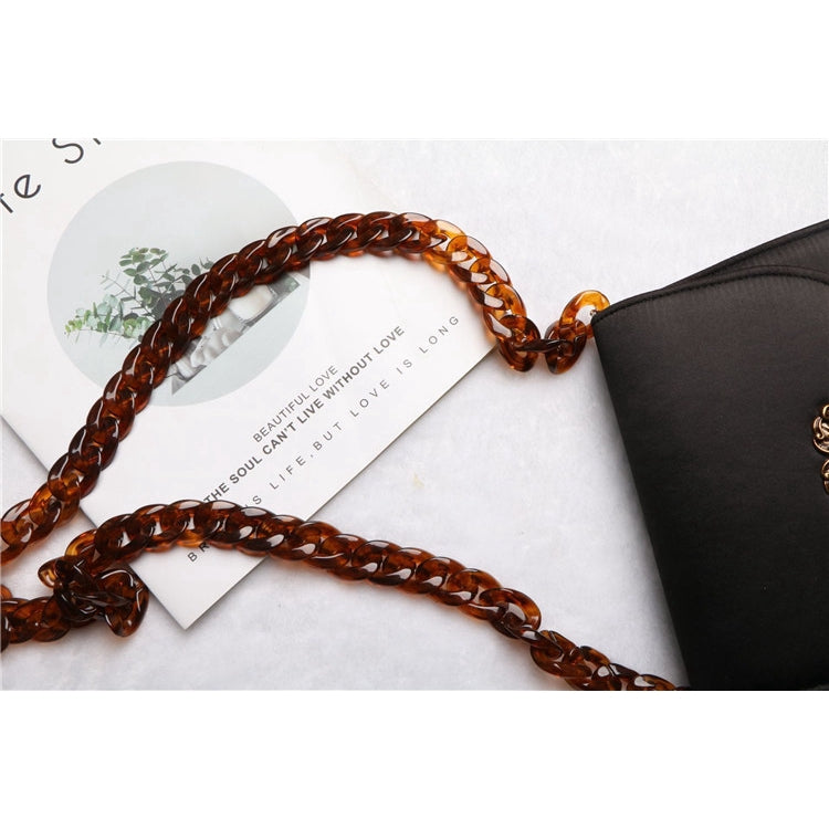 IELGY big fish bone acrylic chain resin chain female bag shoulder strap