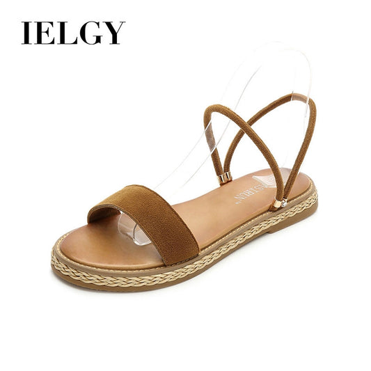 IELGY large size wild sandals comfortable fashion round head casual shoes