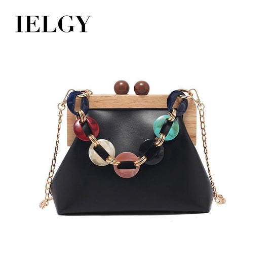 IELGY High-end casual bag Korean fashion simple retro wild one-shoulder messenger small square bag