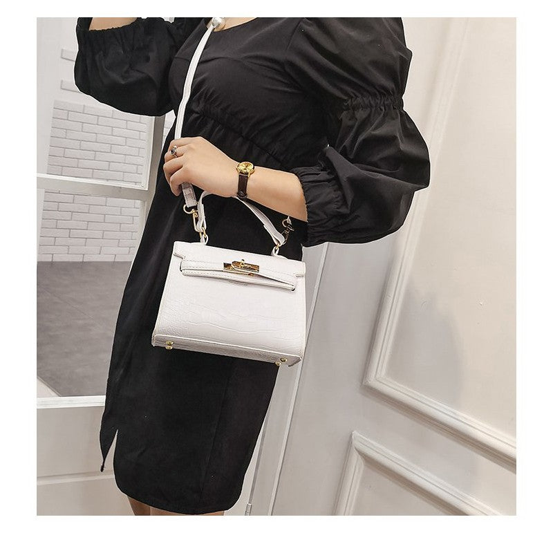Crocodile Kelly Shoulder Messenger Hand Bag