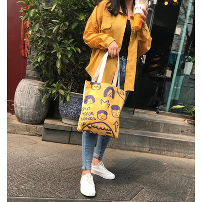 Canvas Bag Handheld Messenger Shoulder Bag