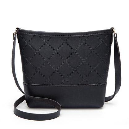 IELGY Square One Shoulder Bucket Bag Korean Slant edgy Mobile Phone Bag