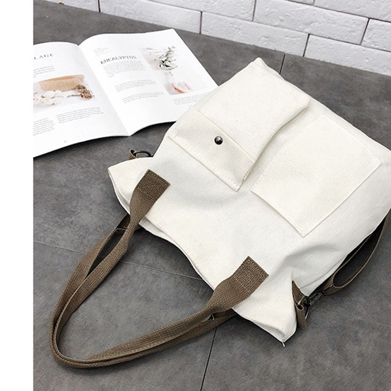 IELGY Ladies casual fashion large capacity canvas shoulder bag