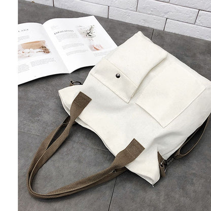 IELGY Ladies casual fashion large capacity canvas shoulder bag