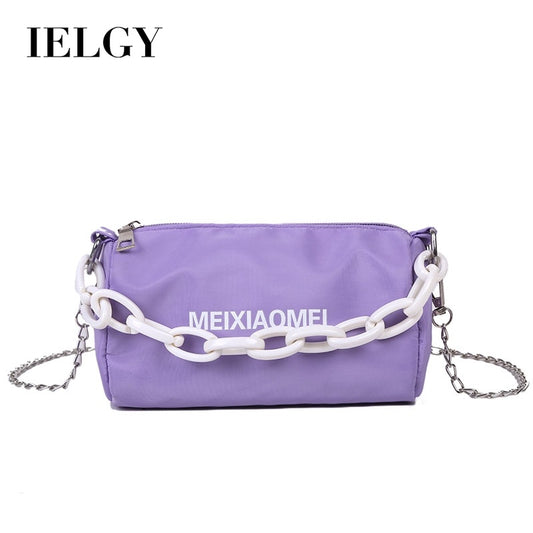 IELGY High sense of Internet celebrity summer casual letter street shooting bag tide wild one-shoulder messenger bag