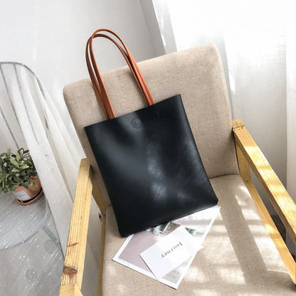 IELGY  Tote bag student 100 lap simple large capacity single shoulder handbag tide