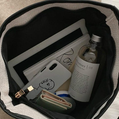 IELGY female bag tide Korean version big bag fashion simple shoulder bag casual handbag tote big bag
