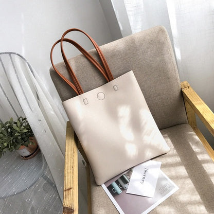 IELGY  Tote bag student 100 lap simple large capacity single shoulder handbag tide