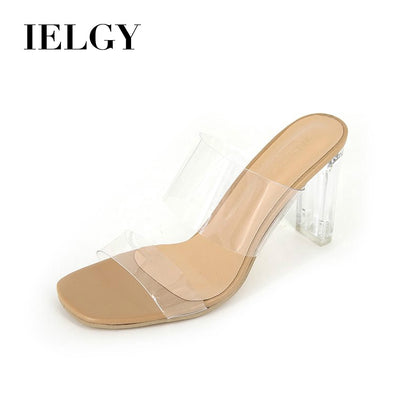 IELGY Transparent high heel women open toe high heel sandals (7cm / 9cm)