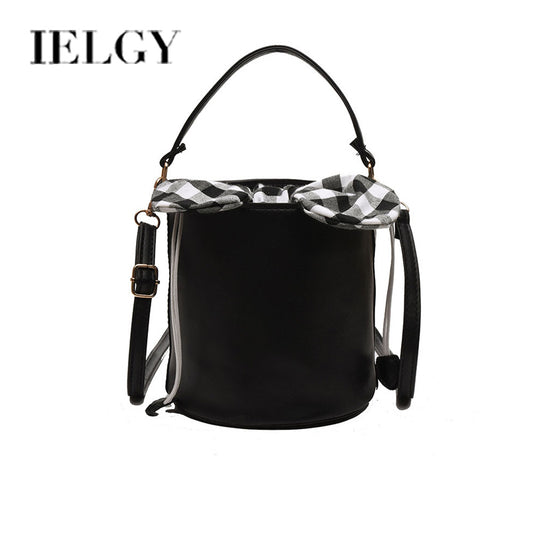IELGY bag female Korean version of all-match casual bucket bag fashion simple shoulder messenger bag