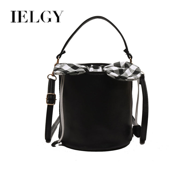 IELGY bag female Korean version of all-match casual bucket bag fashion simple shoulder messenger bag