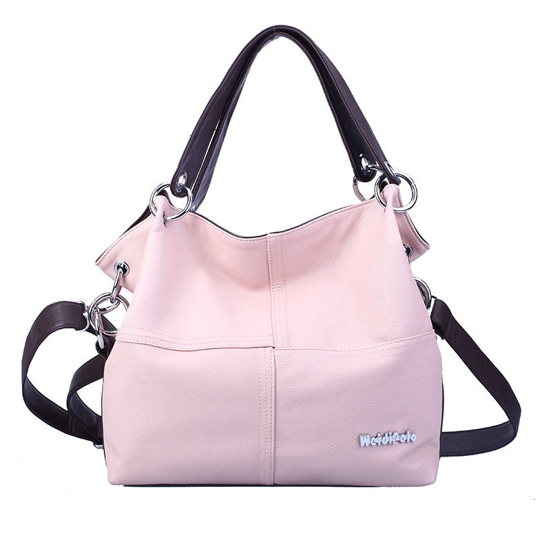 IELGY Stitching female bag Korean female shoulder bag