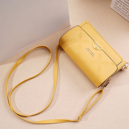 IELGY mobile phone bag ladies diagonal coin purse multi-card pocket clutch