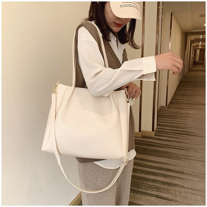 IELGY Leisure large capacity tote bag women's bag versatile handbag single shoulder messenger bag shopping bag bag bag