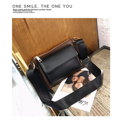 Envelope bag wide shoulder strap messenger bag