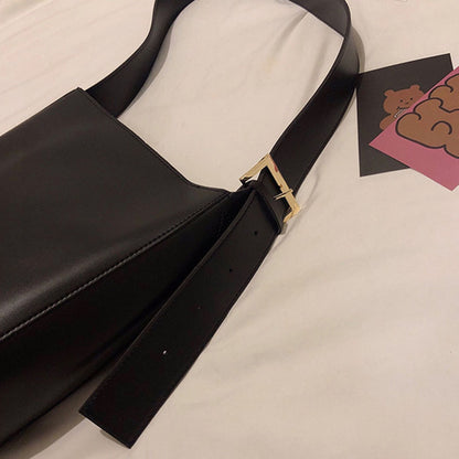 IELGY Retro Crossbody Bucket Simple Women's bag Casual One shoulder Fashion Korean All-match