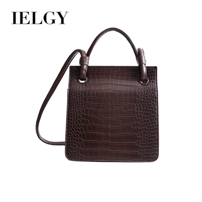 IELGY Vintage Crocodile Multi-Shoulder Shoulder Crossbody Bag