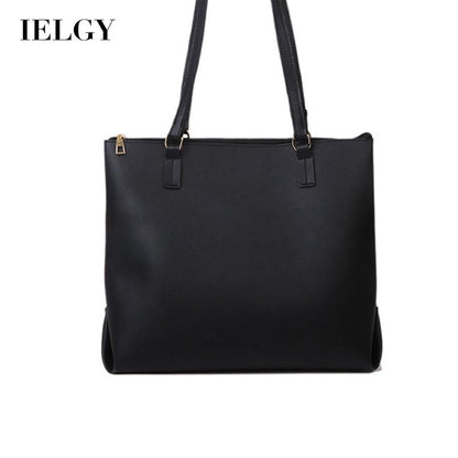 IELGY large-capacity ladies fashion one-shoulder western style casual all-match tote bag