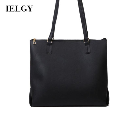 IELGY large-capacity ladies fashion one-shoulder western style casual all-match tote bag