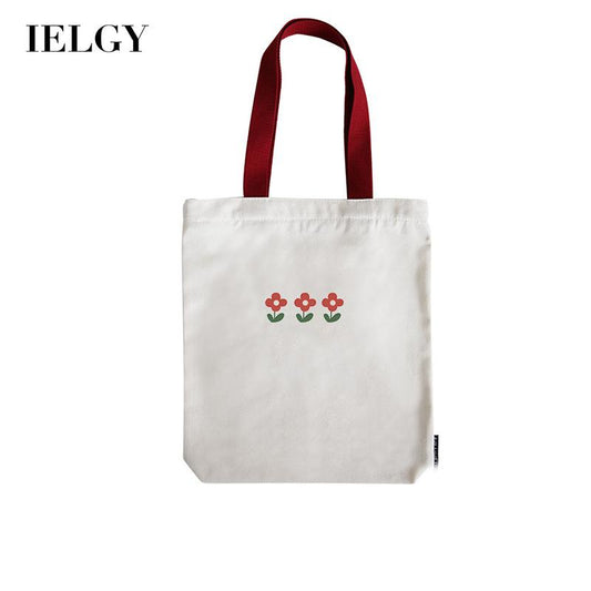 IELGY Japanese literary print cute canvas bag