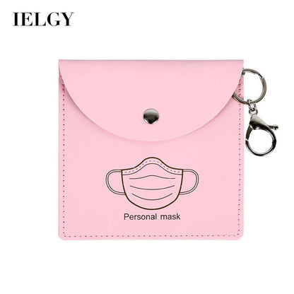 IELGY multicolor optional mask environmental protection PU storage bag