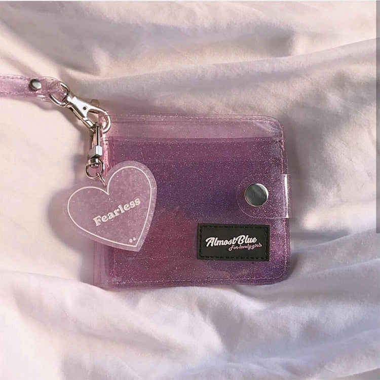 IELGY ID package transparent PVC folding wallet card package